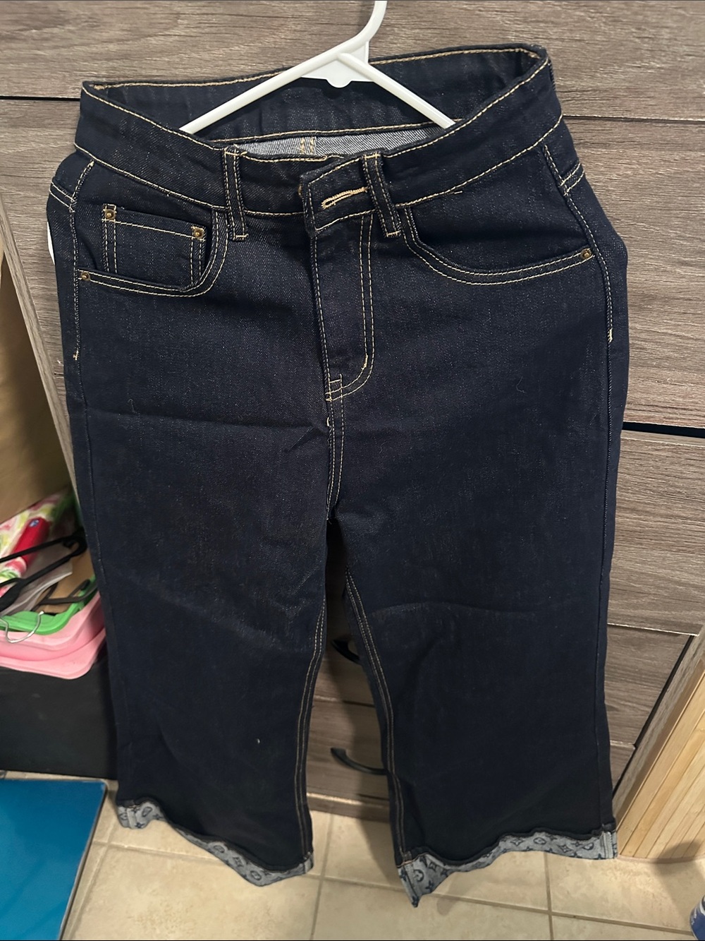 Classic Women's Dark Blue Jeans  size M